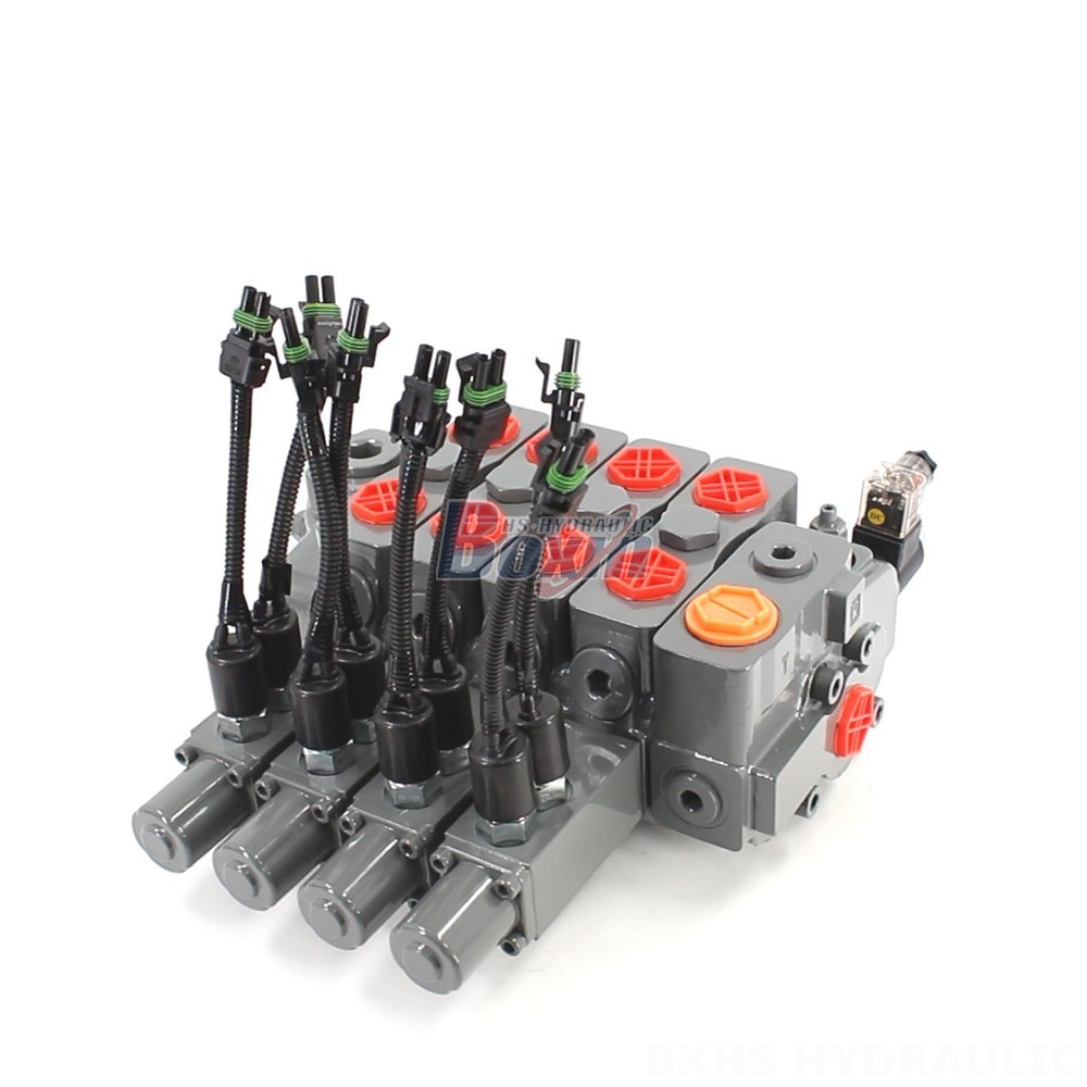 HSDLS180 4-Spool Sectional Directional Valve: OEM/ODM Manufacturing Available, Electric Unloading cover photo